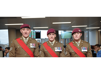 Raising funds for 'Support Our Paras Trading Day'
